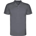 Lead - Front - Roly Mens Monzha Short-Sleeved Polo Shirt