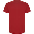 Red - Back - Roly Childrens-Kids Stafford Short-Sleeved T-Shirt