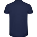 Navy Blue - Back - Roly Childrens-Kids Star Short-Sleeved Polo Shirt