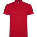 Red - Front - Roly Childrens-Kids Star Short-Sleeved Polo Shirt