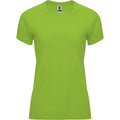 Lime - Front - Roly Womens-Ladies Bahrain Short-Sleeved Sports T-Shirt