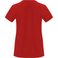 Red - Back - Roly Womens-Ladies Bahrain Short-Sleeved Sports T-Shirt