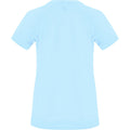 Sky Blue - Back - Roly Womens-Ladies Bahrain Short-Sleeved Sports T-Shirt