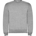 Grey Marl - Front - Roly Unisex Adult Clasica Crew Neck Sweatshirt