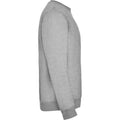 Grey Marl - Side - Roly Unisex Adult Clasica Crew Neck Sweatshirt