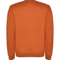 Orange - Back - Roly Unisex Adult Clasica Crew Neck Sweatshirt