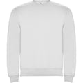 White - Front - Roly Unisex Adult Clasica Crew Neck Sweatshirt