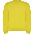 Yellow - Front - Roly Unisex Adult Clasica Crew Neck Sweatshirt