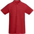 Red - Front - Roly Mens Prince Short-Sleeved Polo Shirt