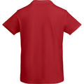 Red - Back - Roly Mens Prince Short-Sleeved Polo Shirt