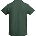 Bottle Green - Back - Roly Mens Prince Short-Sleeved Polo Shirt