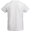 White - Back - Roly Mens Prince Short-Sleeved Polo Shirt