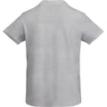 Grey Marl - Back - Roly Mens Prince Short-Sleeved Polo Shirt