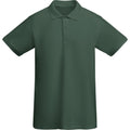 Bottle Green - Front - Roly Mens Prince Short-Sleeved Polo Shirt