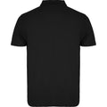 Solid Black - Back - Roly Unisex Adult Austral Short-Sleeved Polo Shirt