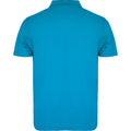 Turquoise - Back - Roly Unisex Adult Austral Short-Sleeved Polo Shirt