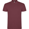 Berry Red - Front - Roly Mens Star Short-Sleeved Polo Shirt