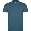 Storm Blue - Front - Roly Mens Star Short-Sleeved Polo Shirt