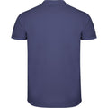 Blue Denim - Back - Roly Mens Star Short-Sleeved Polo Shirt