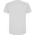 White - Back - Roly Mens Stafford T-Shirt