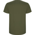 Military Green - Back - Roly Mens Stafford T-Shirt