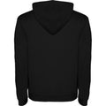 Solid Black-Grey Marl - Back - Roly Mens Urban Hoodie