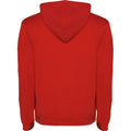 Red-Solid Black - Back - Roly Mens Urban Hoodie