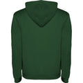 Bottle Green-Grey Marl - Back - Roly Mens Urban Hoodie