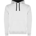 White-Navy Blue - Front - Roly Mens Urban Hoodie