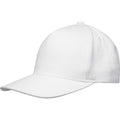 White - Lifestyle - Elevate NXT Unisex Adult Onyx Aware Recycled 5 Panel Baseball Cap