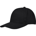 Solid Black - Lifestyle - Elevate NXT Unisex Adult Onyx Aware Recycled 5 Panel Baseball Cap