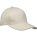 Oatmeal - Side - Elevate NXT Unisex Adult Onyx Aware Recycled 5 Panel Baseball Cap