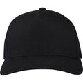 Solid Black - Front - Elevate NXT Unisex Adult Onyx Aware Recycled 5 Panel Baseball Cap