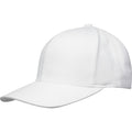 White - Lifestyle - Elevate NXT Unisex Adult Opal Aware Recycled 6 Panel Baseball Cap