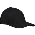 Solid Black - Side - Elevate NXT Unisex Adult Opal Aware Recycled 6 Panel Baseball Cap