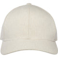 Oatmeal - Front - Elevate NXT Unisex Adult Opal Aware Recycled 6 Panel Baseball Cap