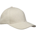 Oatmeal - Side - Elevate NXT Unisex Adult Opal Aware Recycled 6 Panel Baseball Cap