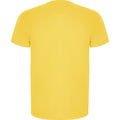 Yellow - Back - Roly Childrens-Kids Imola Short-Sleeved Sports T-Shirt