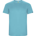 Turquoise - Front - Roly Childrens-Kids Imola Short-Sleeved Sports T-Shirt