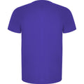 Mauve - Back - Roly Childrens-Kids Imola Short-Sleeved Sports T-Shirt