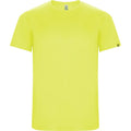 Fluorescent Yellow - Front - Roly Childrens-Kids Imola Short-Sleeved Sports T-Shirt