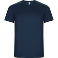 Navy Blue - Front - Roly Childrens-Kids Imola Short-Sleeved Sports T-Shirt