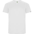 White - Front - Roly Childrens-Kids Imola Short-Sleeved Sports T-Shirt