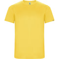 Yellow - Front - Roly Childrens-Kids Imola Short-Sleeved Sports T-Shirt