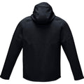 Solid Black - Back - Elevate NXT Mens Coltan Recycled Soft Shell Jacket