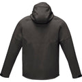 Storm Grey - Back - Elevate NXT Mens Coltan Recycled Soft Shell Jacket