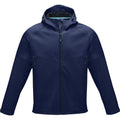 Navy - Front - Elevate NXT Mens Coltan Recycled Soft Shell Jacket