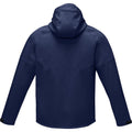 Navy - Back - Elevate NXT Mens Coltan Recycled Soft Shell Jacket