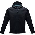 Solid Black - Front - Elevate NXT Mens Coltan Recycled Soft Shell Jacket