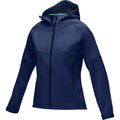 Navy - Side - Elevate NXT Womens-Ladies Coltan Recycled Soft Shell Jacket